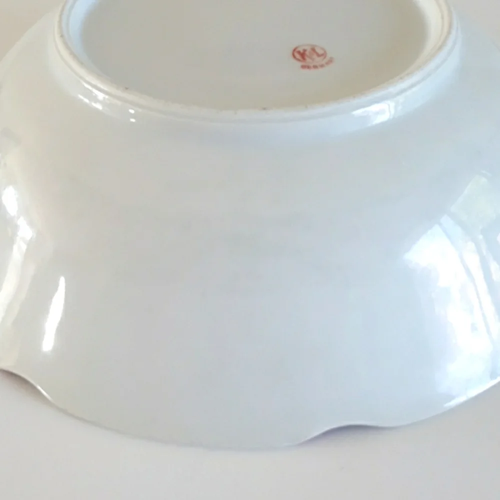K&L Germany floral porcelain bowl